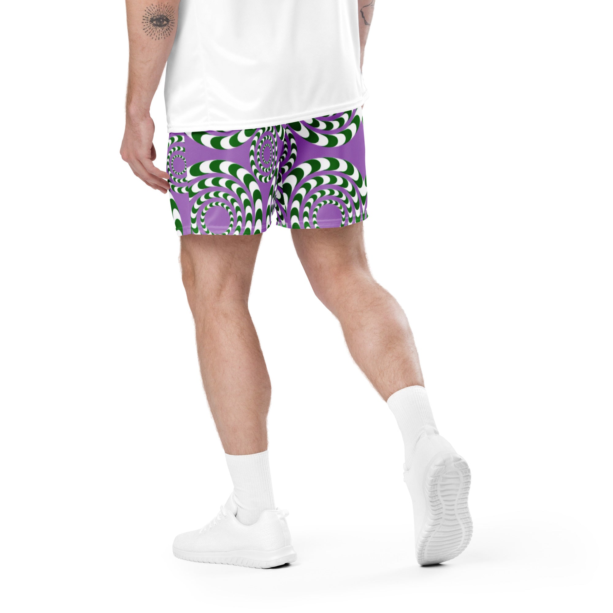 Vortex Optical Illusion Mesh Shorts – Freaky Tales